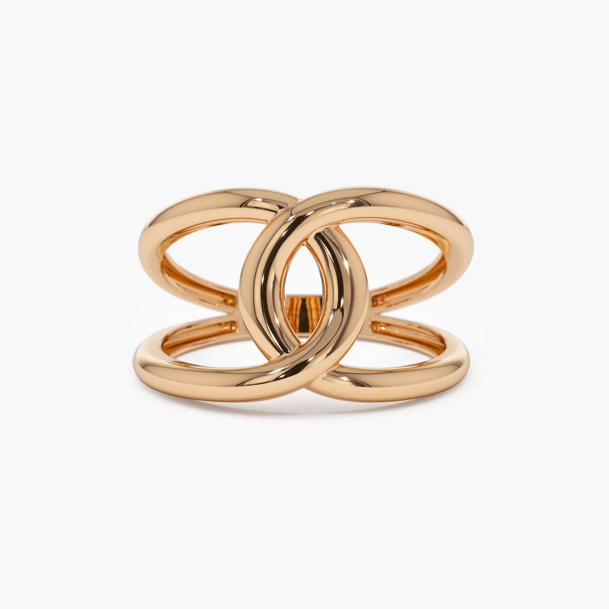 14k Gold Infinity Knot Ring