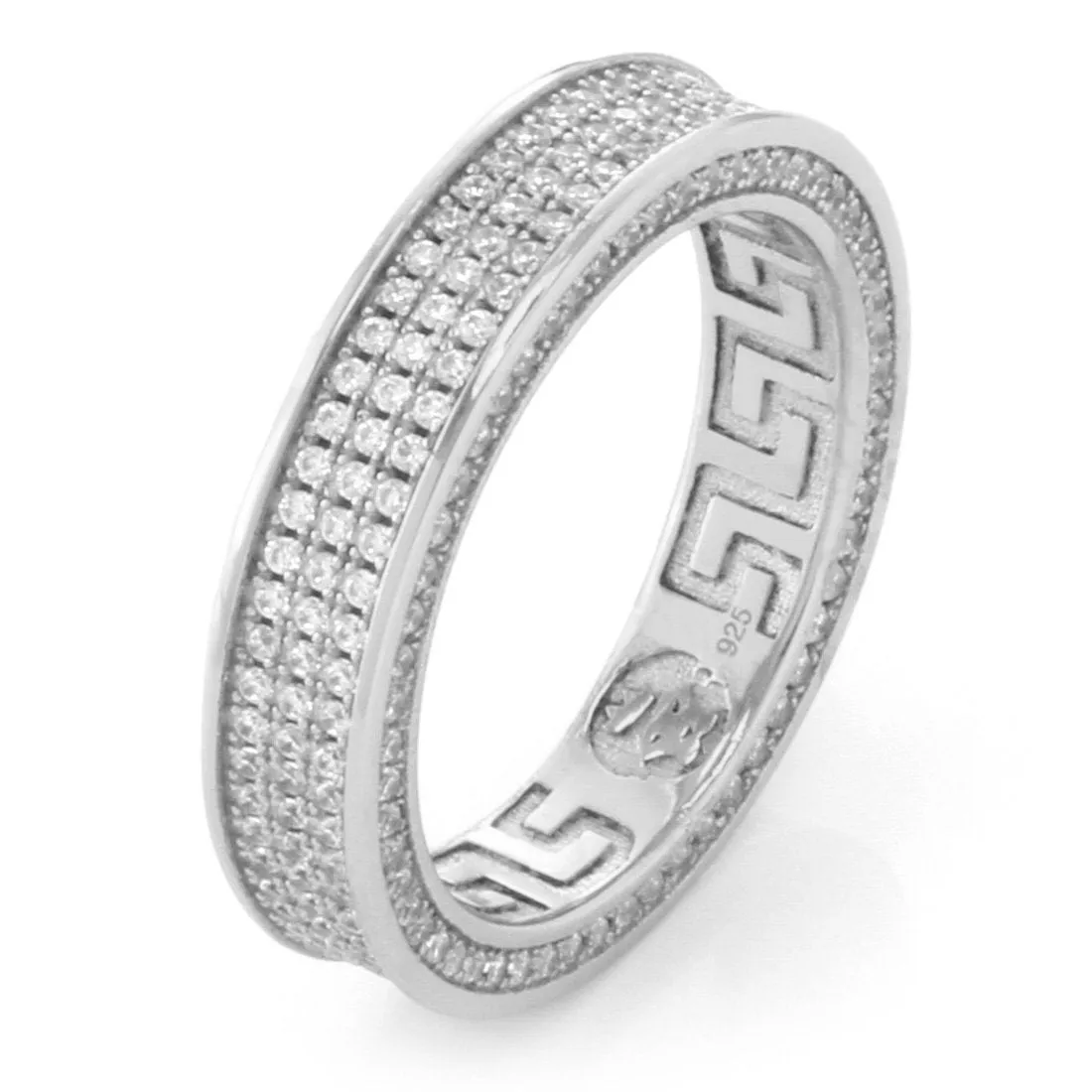 3-Row Infinity Ring