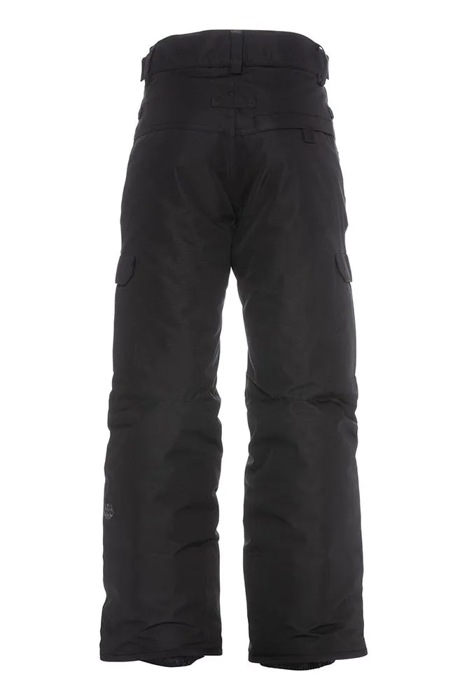 686 Boys' Infinity Cargo Insulated Pant-Black 2025