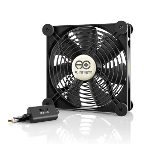 AC Infinity MULTIFAN S4, Quiet USB Cooling Fan, 140mm