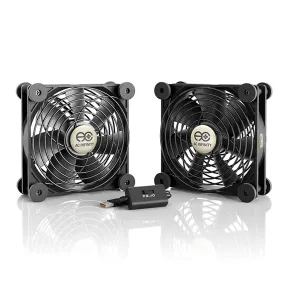 AC Infinity MULTIFAN S7, Quiet USB Cooling Fan, Dual 120mm