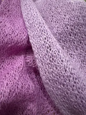 Alpaca Scarf - Lilac Purple