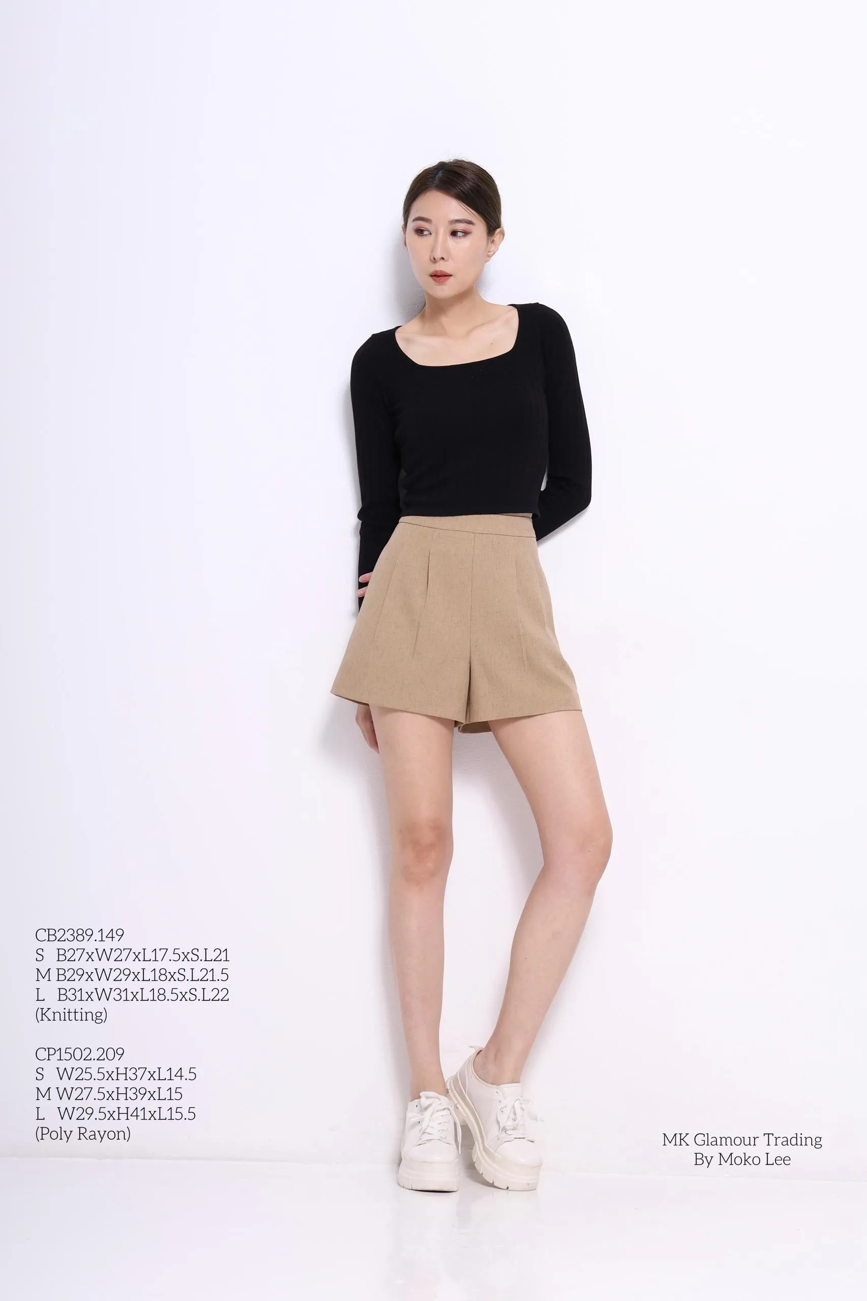 Andrea Ladder Stitch Knit Top