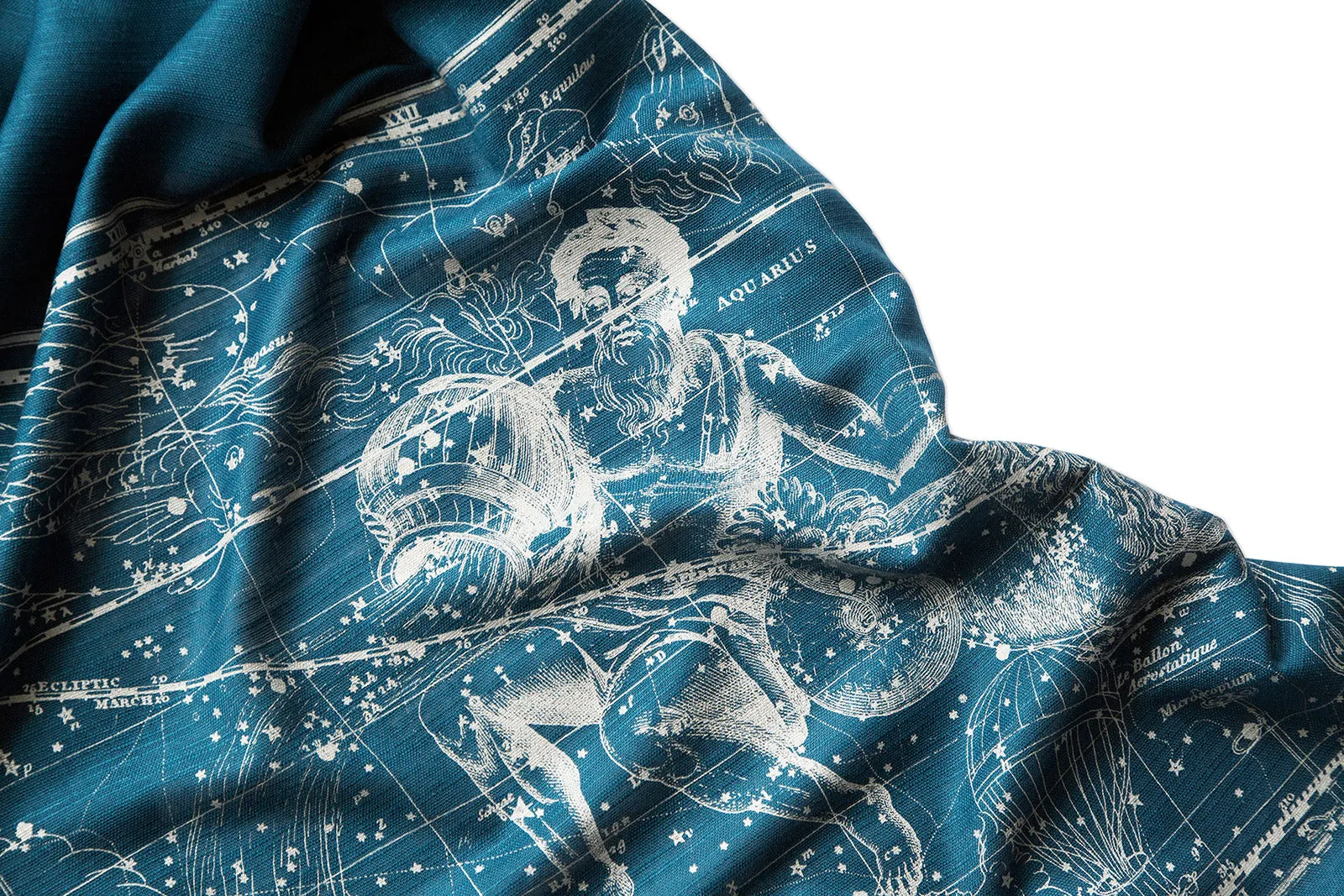 Aquarius & Capricorn Scarf, Zodiac Constellation Bamboo Pashmina