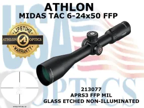 ATHLON, 213077, MIDAS TAC 6-24x50 FFP MIL APRS3