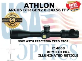 ATHLON, 214068, ARGOS GEN2 8-34x56 APMR FFP IR MIL