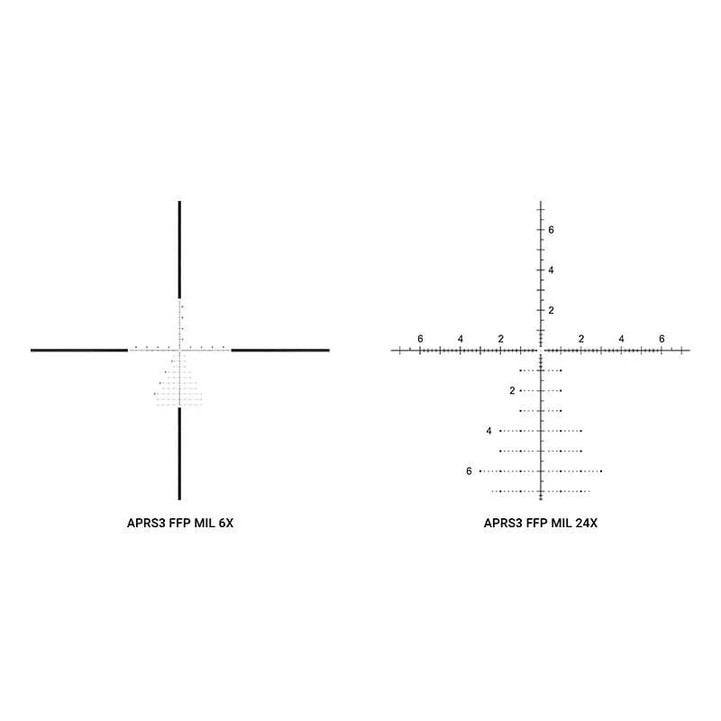 Athlon Midas TAC 6-24x50 SF FFP Riflescope (APRS2 MIL, APLR4 MOA, APRS3 MIL Reticle)