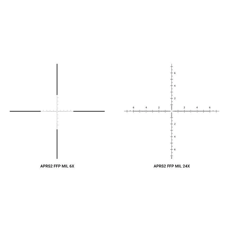 Athlon Midas TAC 6-24x50 SF FFP Riflescope (APRS2 MIL, APLR4 MOA, APRS3 MIL Reticle)