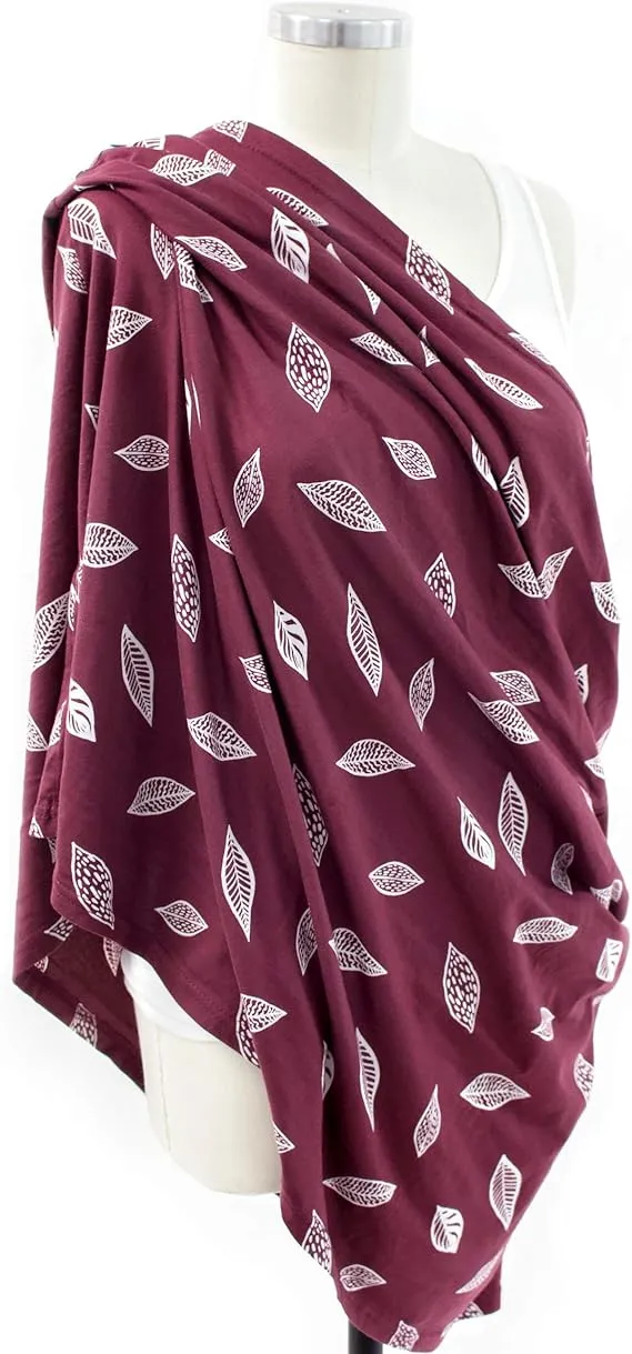 Bebe Au Lait Plum Jersey Nursing Scarf