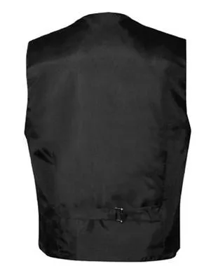 Boys Black Satin Vest with Neck Tie and Bow Tie