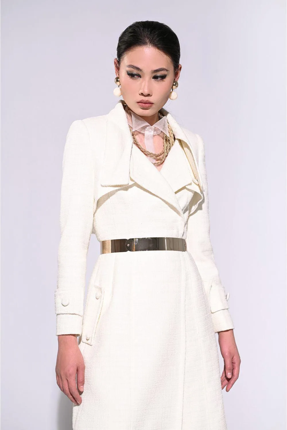 Cato Fitted Trench Coat