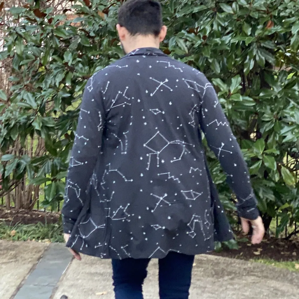 Constellation Pattern Lightweight Cardigan