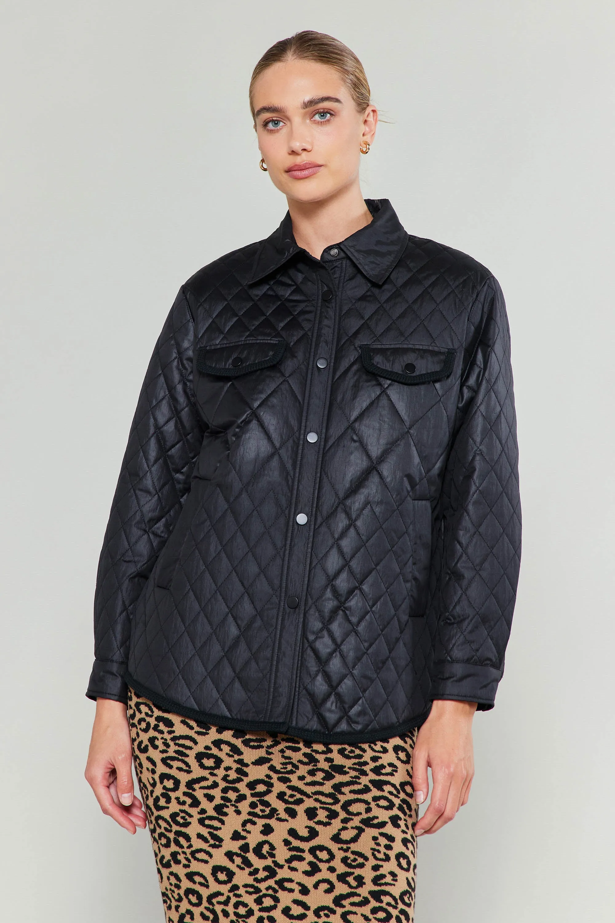 Diamond Quilted Jacket