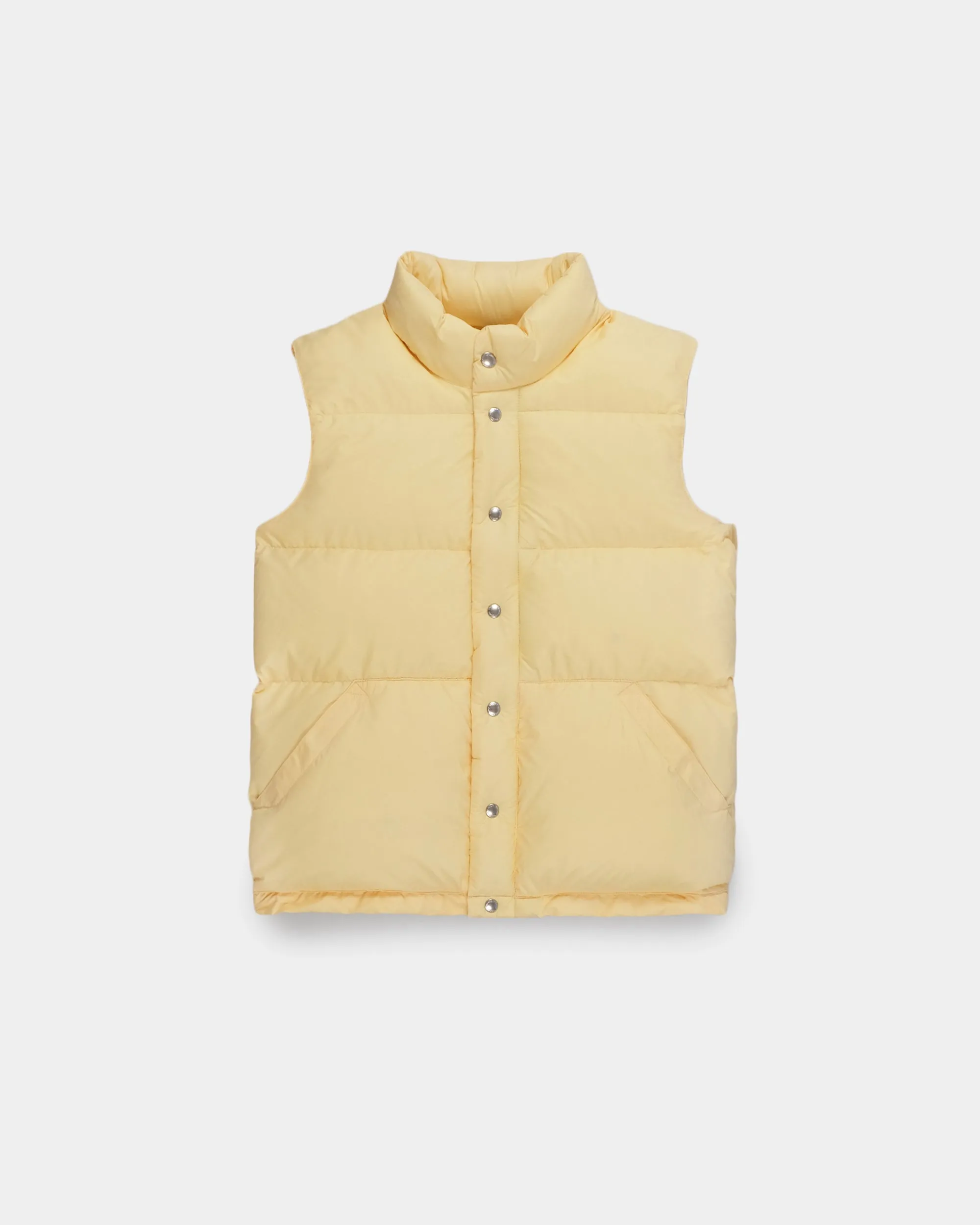 Down Italian Vest - Streakfree Nylon - Sun (Final Sale)