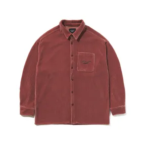 DSXBS HEAVY CORDUROY COLLAR SHIRT INDY PINK