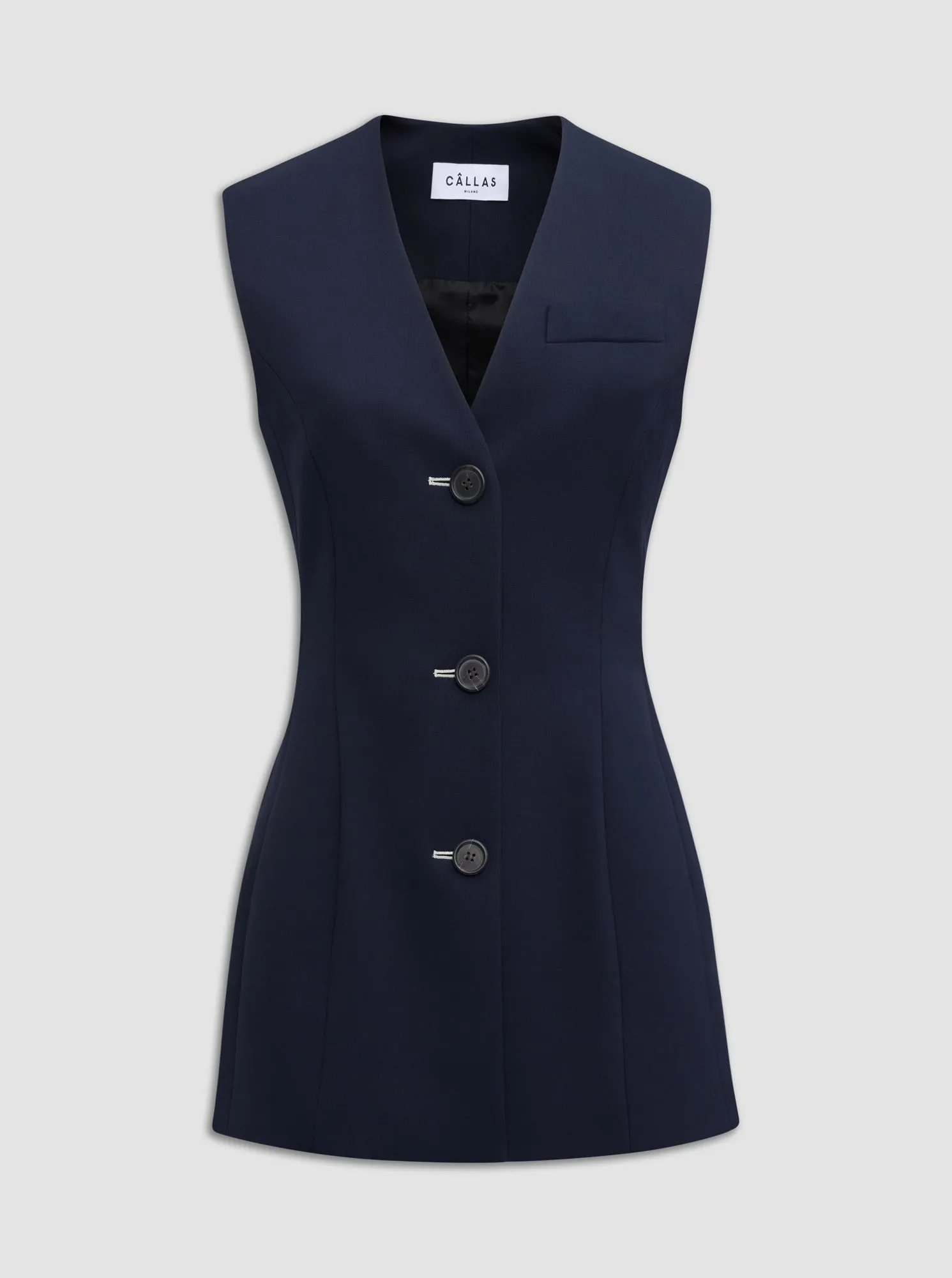 DUKE Tailored vest Navy