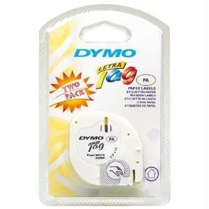 Dymo Dymo Letratag Paper Label 2 Pack White W Black Printing, 1-2 X 13- Must Ordered