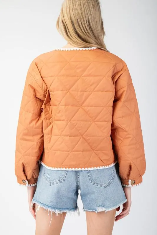 Fall Bliss Boho Quilted Jacket