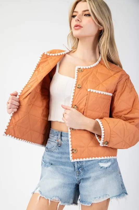 Fall Bliss Boho Quilted Jacket