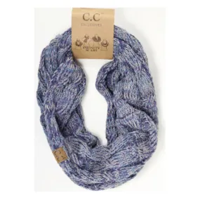 Four-Tone CC Infinity Scarf SF816