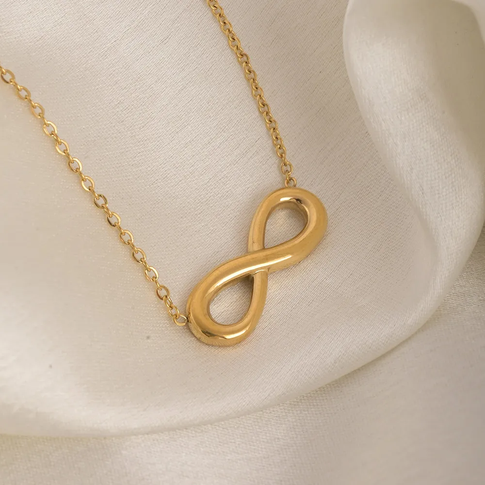 Golden Infinity Necklace