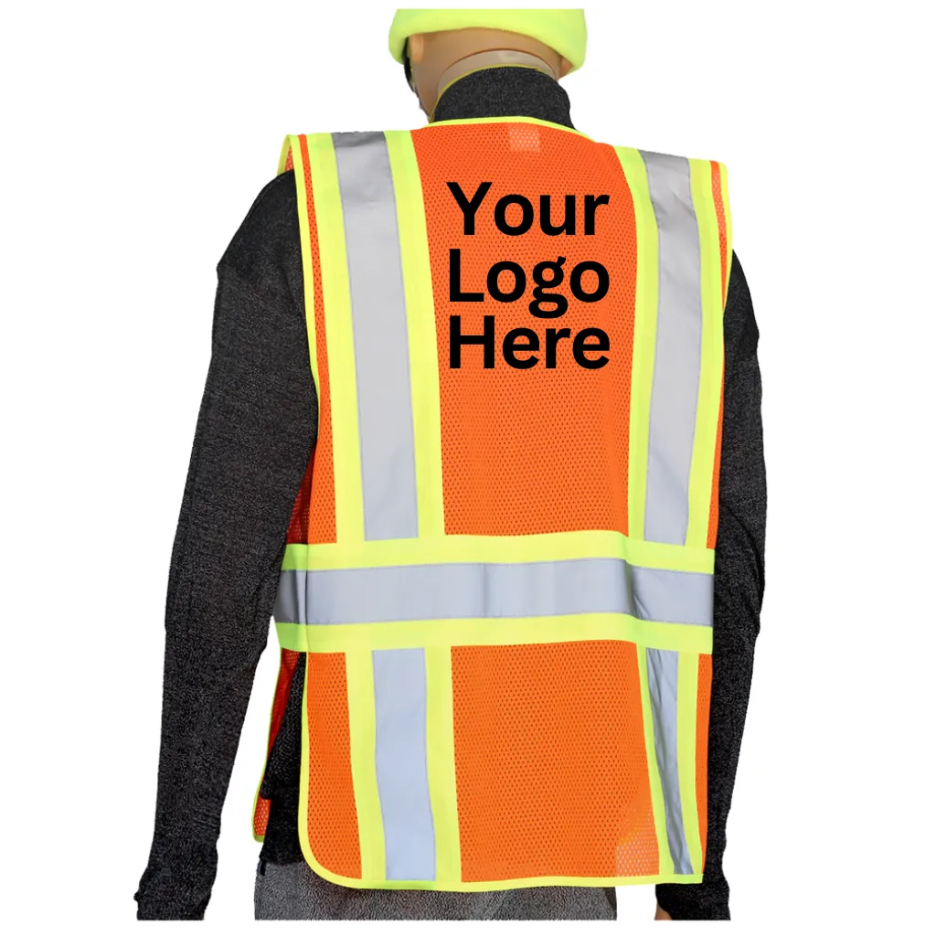 Hi-Vis Orange Class 2 Protective Vest