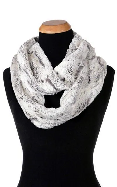 Infinity Scarf - Luxury Faux Fur in Khaki