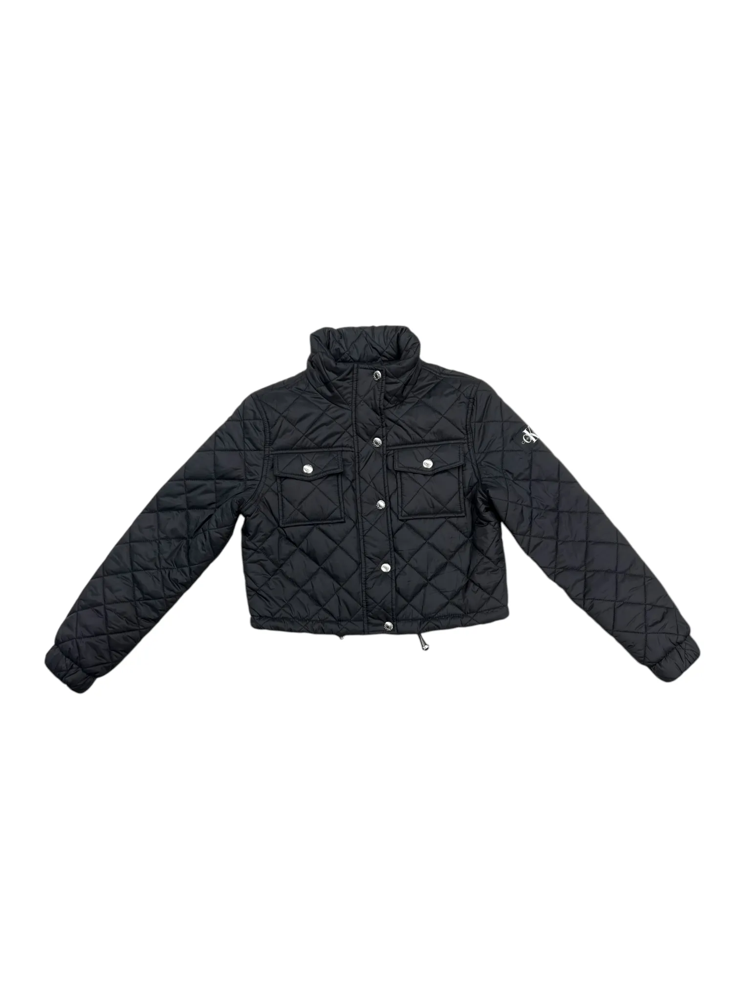 Jacket Puffer & Quilted By Calvin Klein In Black, Size: Xs