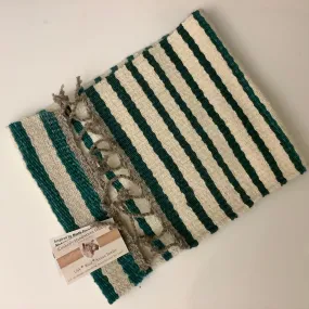 Jamie Scarf - Green & White