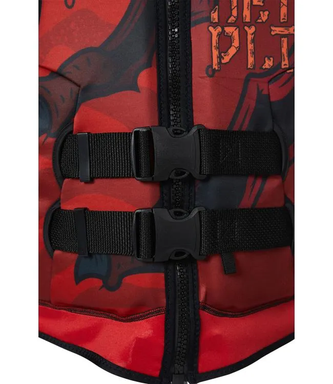 Jetpilot Rex Cause Boys Life Vest (2024) - Red