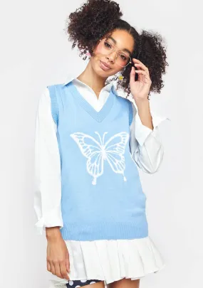 Knitted Butterfly Vest