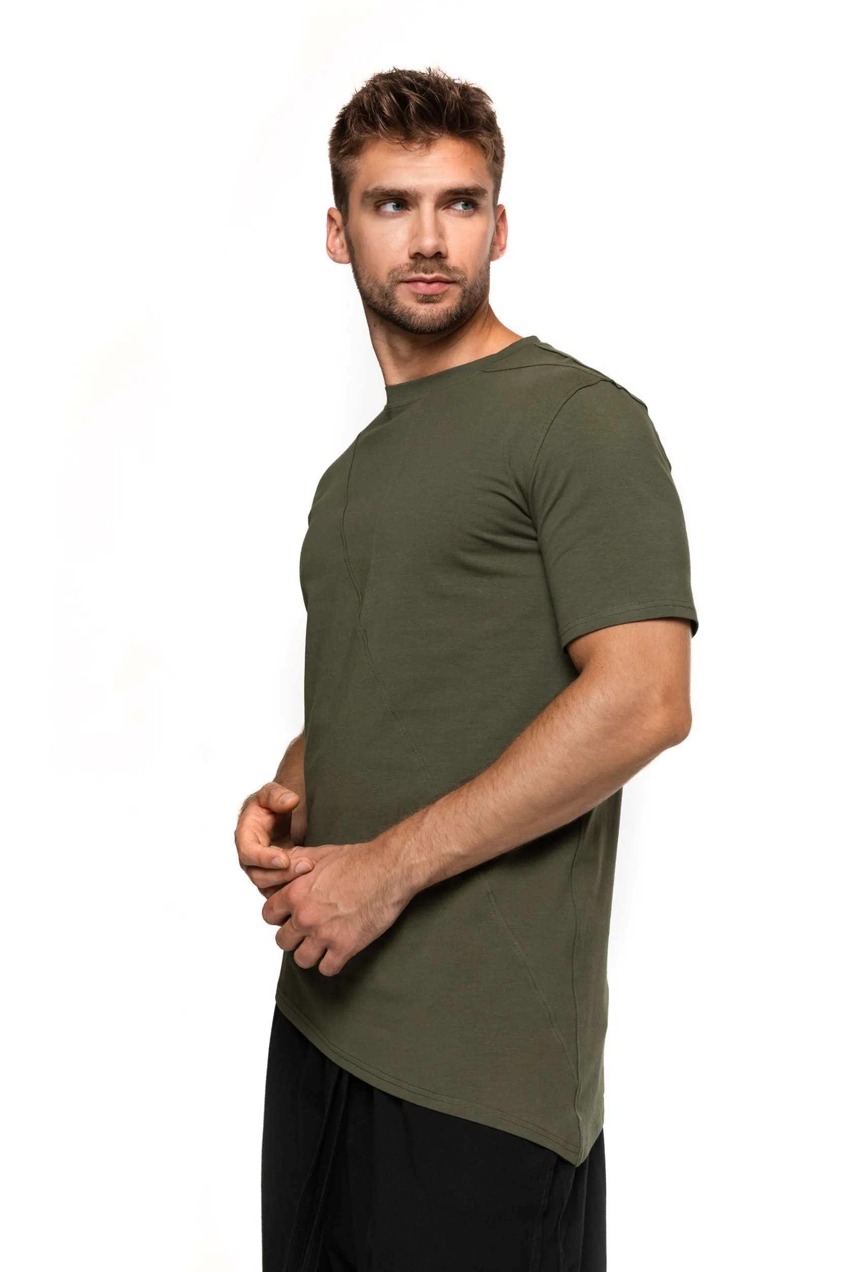 Lightweight asymmetric T-shirt