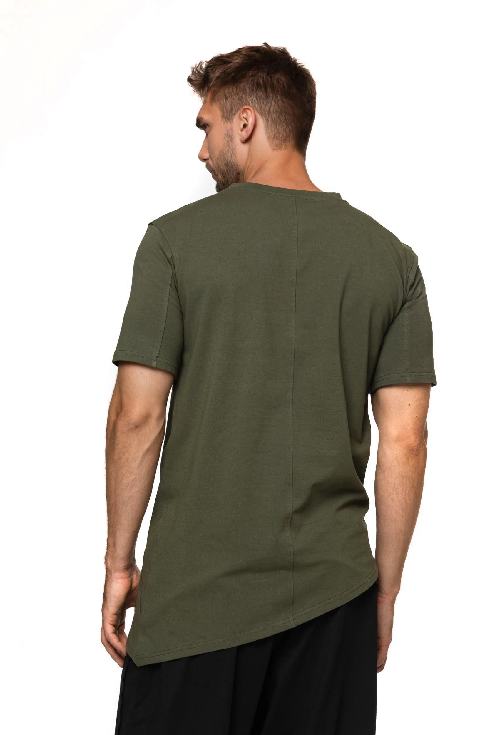 Lightweight asymmetric T-shirt