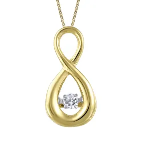 Love in Motion Infinity Diamond Necklace