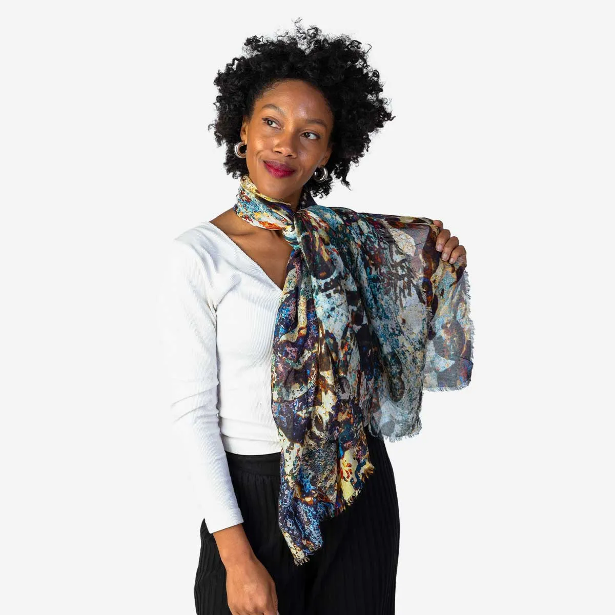 Luxembourg Gardens Silk Modal Scarf