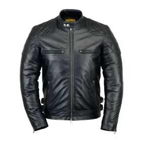 Men Leather Jacket Impressive David Beckham Style 3