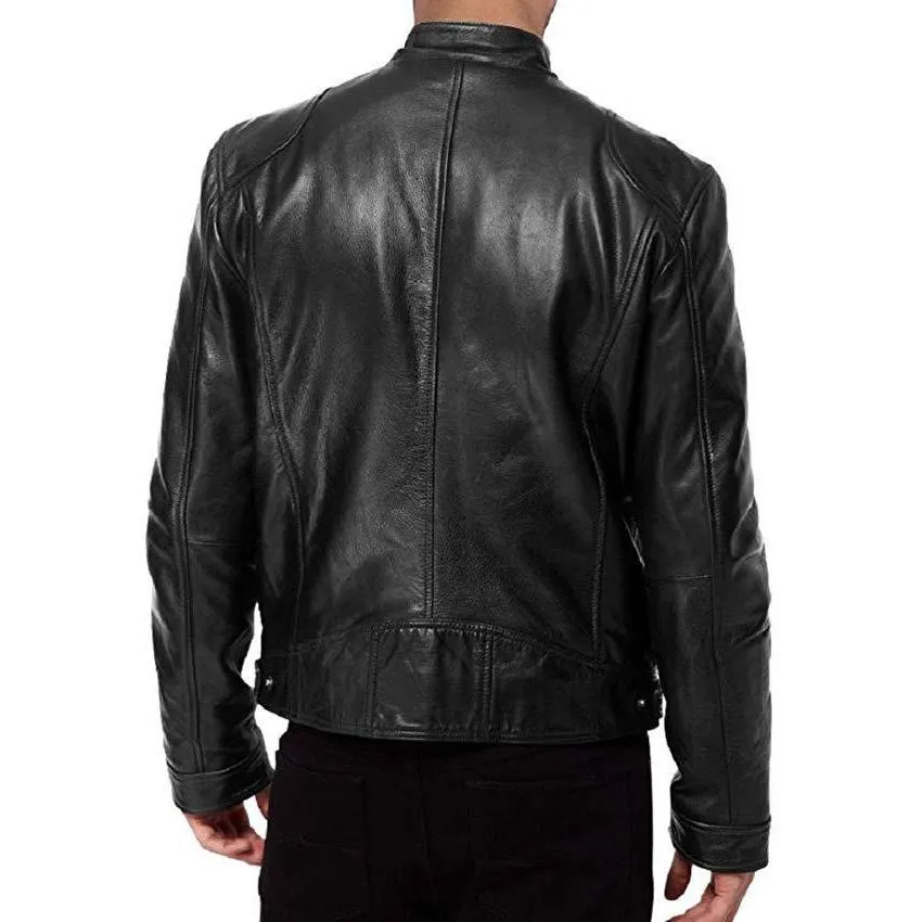 Men’s Genuine Lambskin Leather Jacket