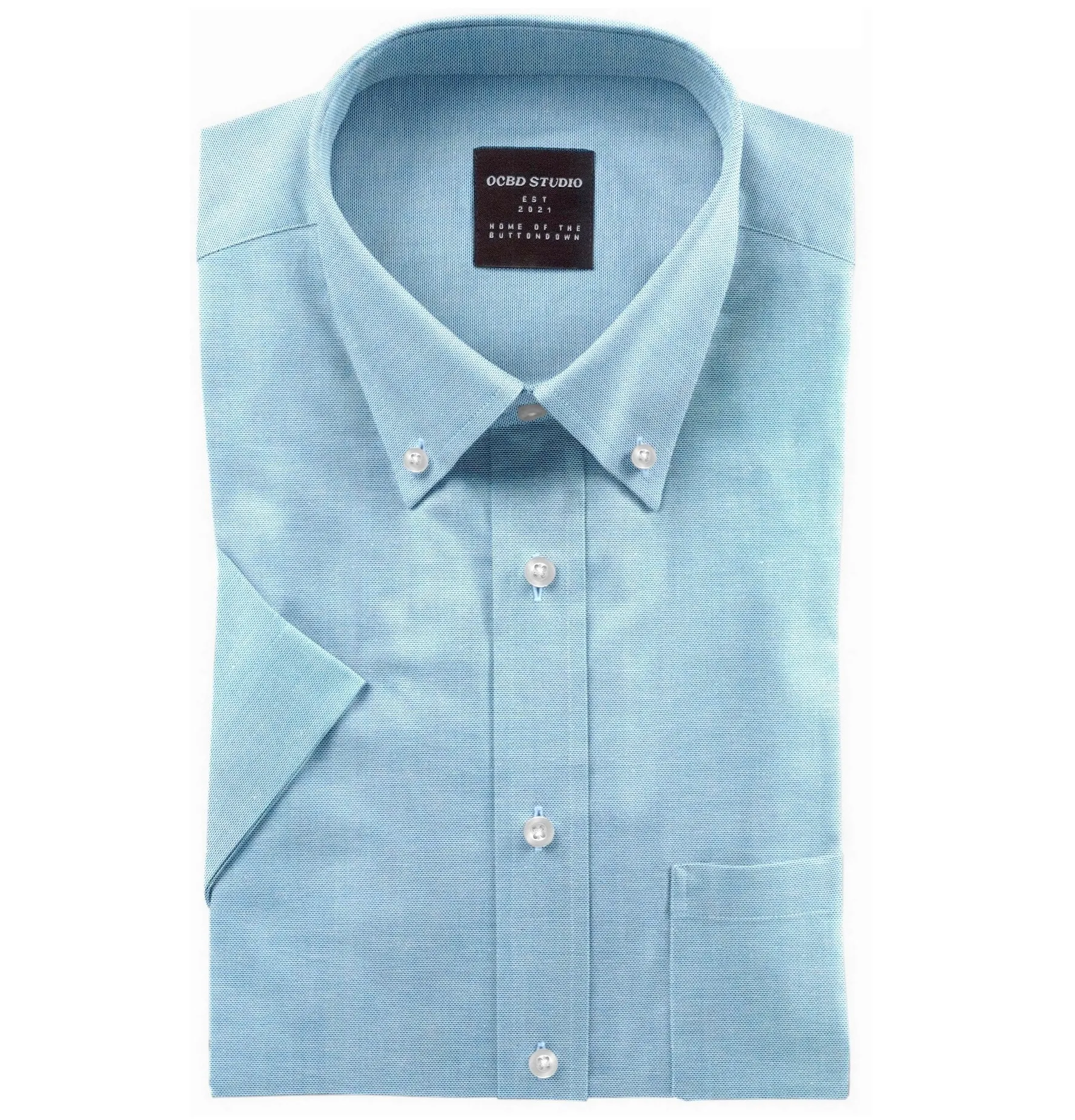 Oxford Button-Down - Short Sleeve - Sky Blue