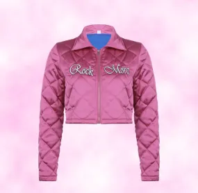 Pink Quilted Jacket