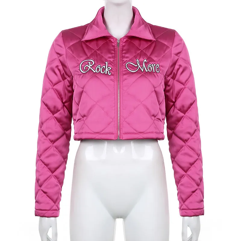 Pink Quilted Jacket