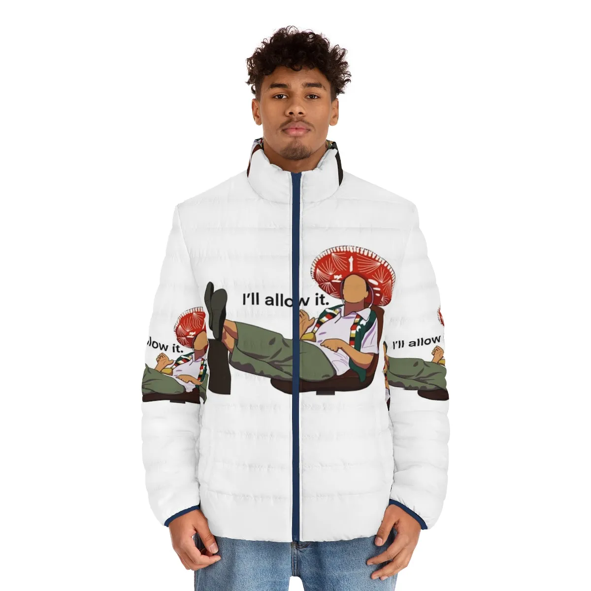 "I'll Allow It" Community TV Show Puffer Jacket - Trending Pop Culture Style