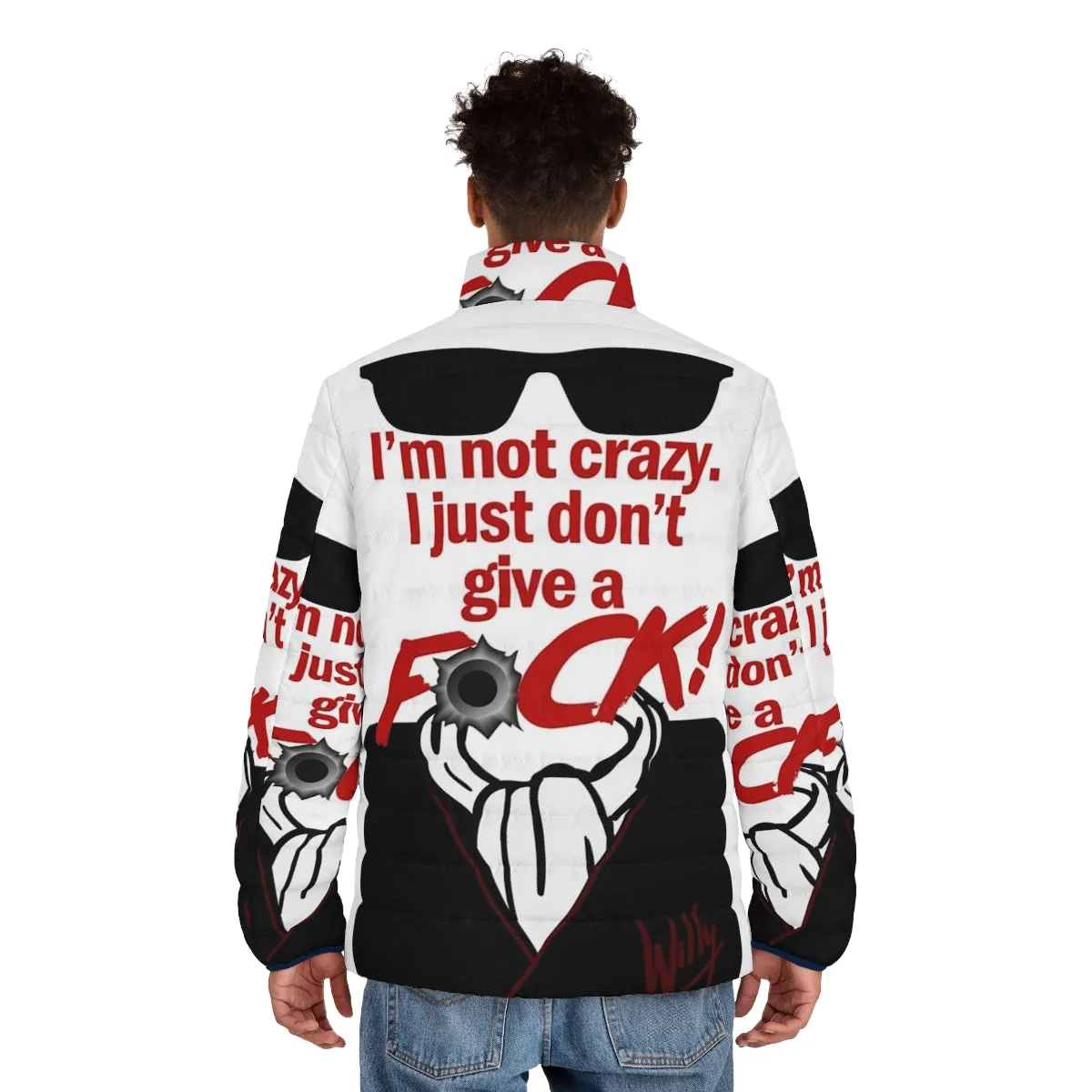 "I'm Not Crazy" Retro 80s Puffer Jacket - Night of the Comet Inspired