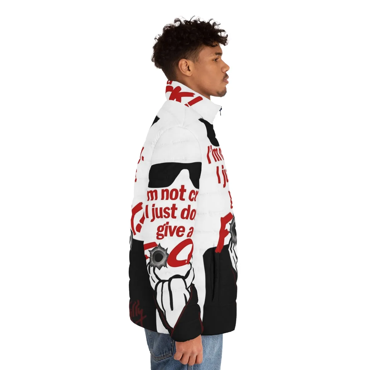 "I'm Not Crazy" Retro 80s Puffer Jacket - Night of the Comet Inspired