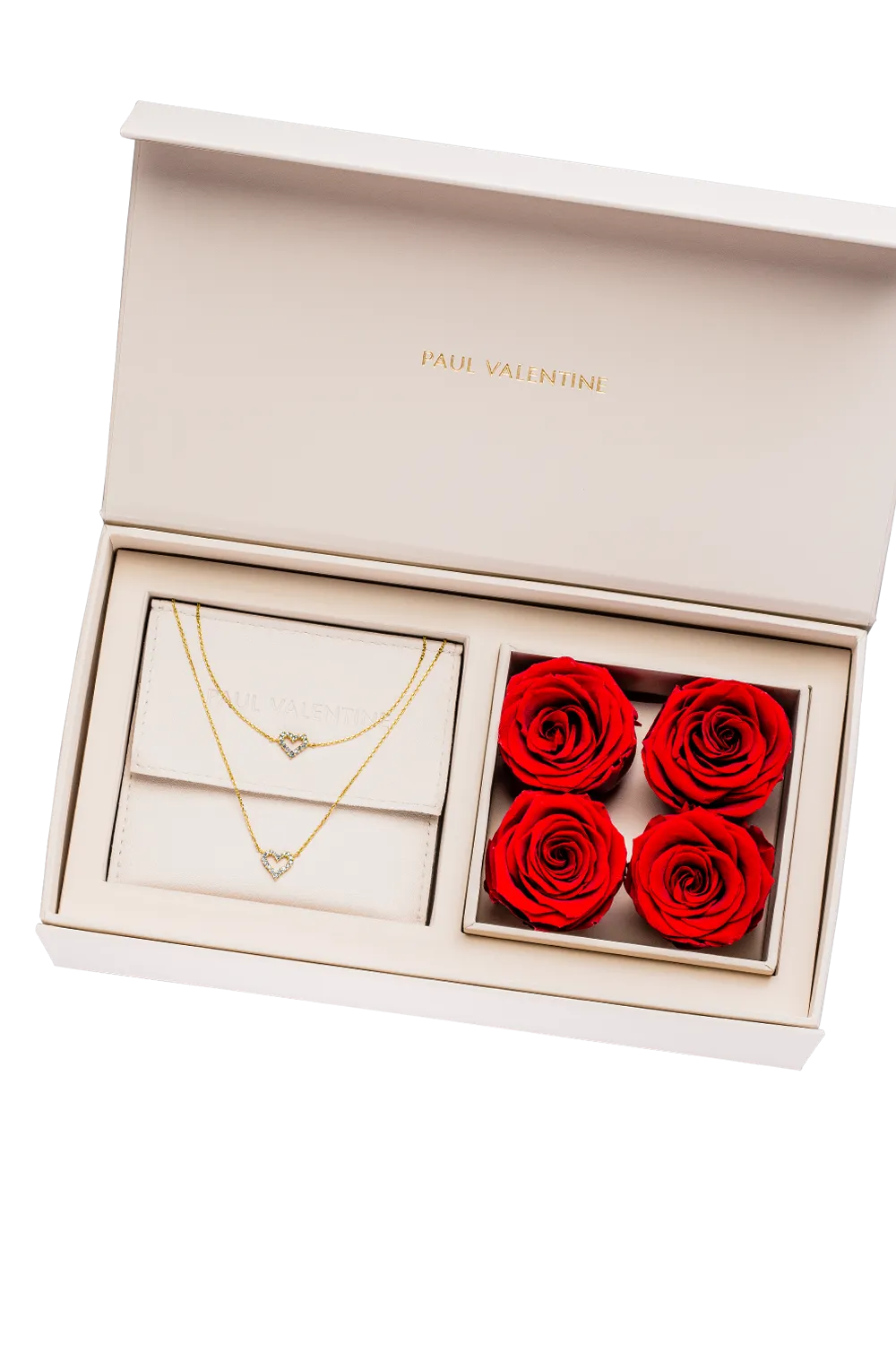 Radiant Heart Rose Box 14K Gold Plated