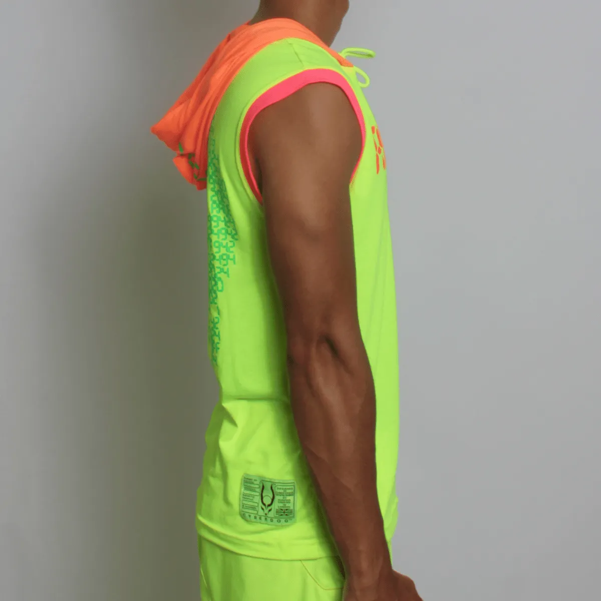 RAVE ON TECH VEST MUTLI NEON MENS