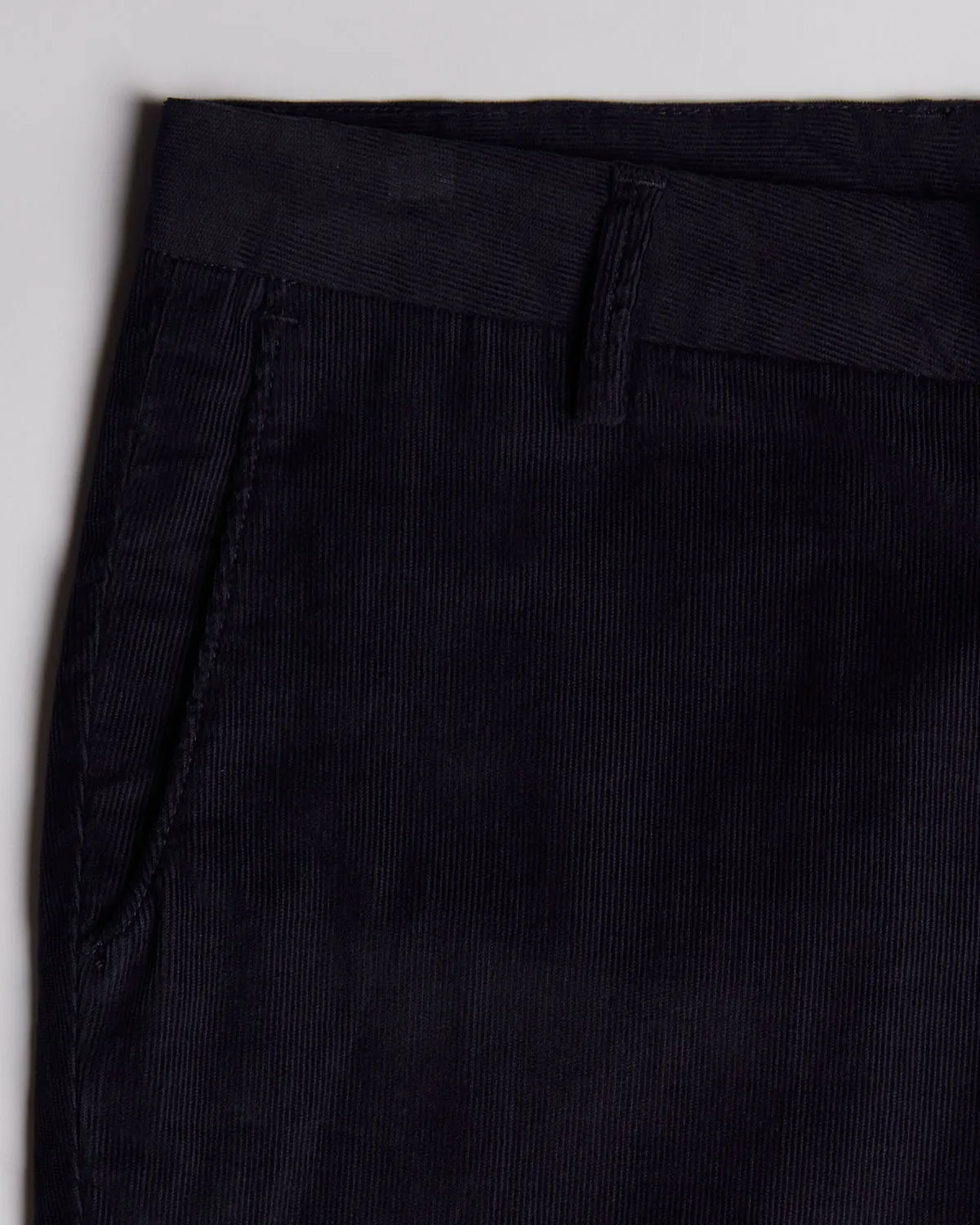 Regal Corduroy Stretch Chinos - Navy