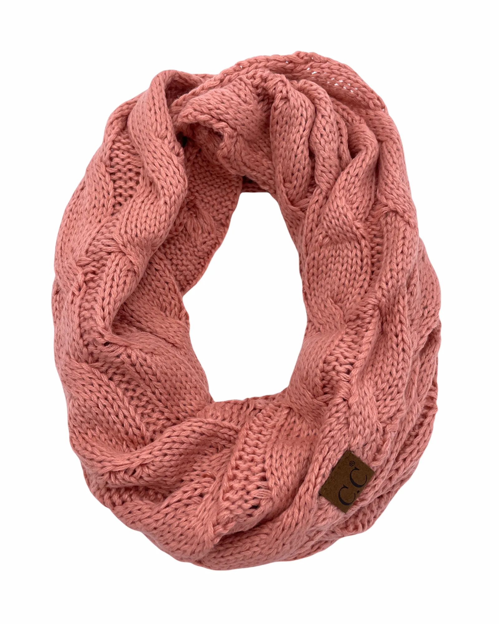 SF-800 Infinity Scarf Salmon Pink