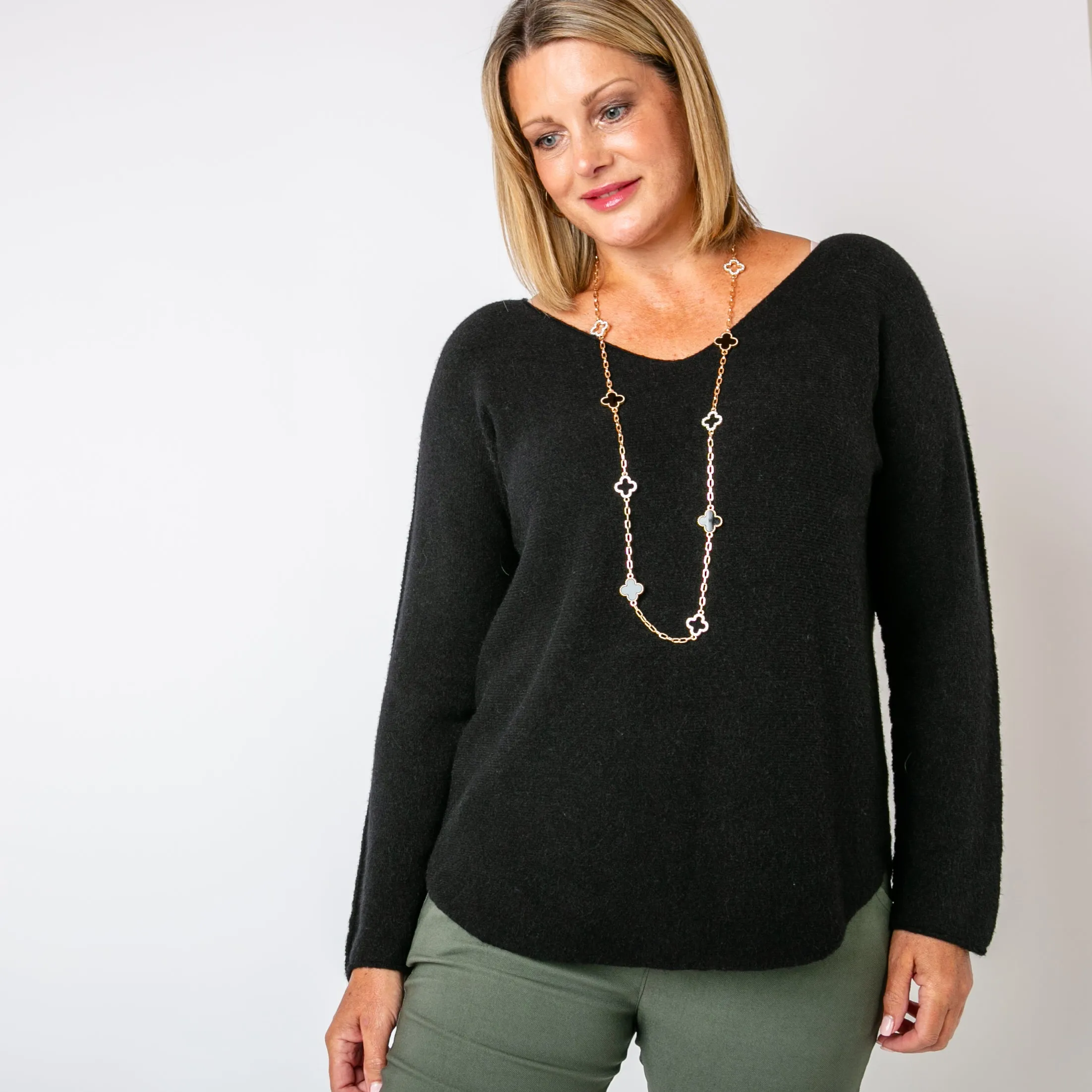 Soft V-Neck Jumper