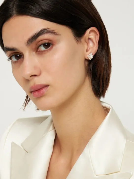 Sophie Bille Brahe   14kt Chambre de Perle mono earring 