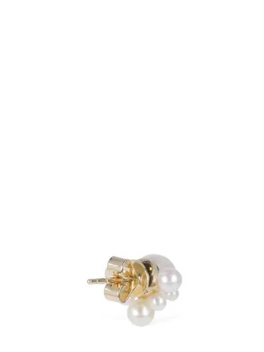 Sophie Bille Brahe   14kt Chambre de Perle mono earring 